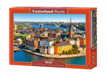 Stare Miasto w Sztokholmie 500 elementów Puzzle Castorland 52790 