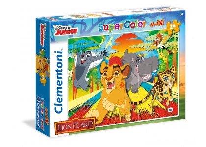Lwia Straż: Królewski Ryk 24 elementy Super Kolor Maxi Puzzle Clementoni 24056 