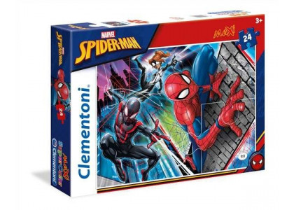 Spiderman 24 elementy Super Kolor Maxi Puzzle Clementoni 24497 