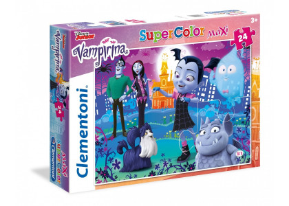Vampirina 24 elementy Super Kolor Maxi Puzzle Clementoni 24499 