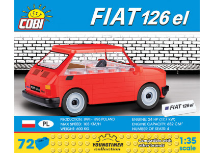Mały Fiat 126p 1994-1999 Cobi 24531 
