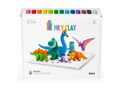Masa plastyczna - Dinozaury Hey Clay HCLSE006 