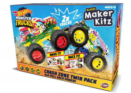 Maker Kitz Monster Truck 2-pak  Hot Wheels BTHW-M04t 