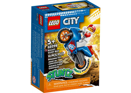 Rakietowy motocykl kaskaderski LEGO City 60298 