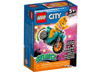 Motocykl kaskaderski z kurczakiem LEGO City 60310 