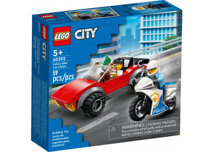 Motocykl policyjny - pościg za samochodem LEGO City 60392 