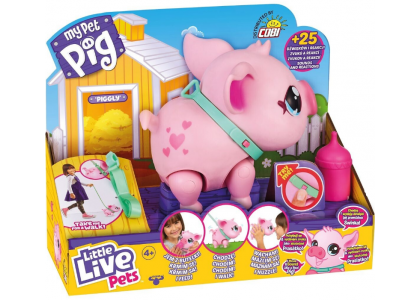 Interaktywna Świnka Piggly Little Live Pets 26366 