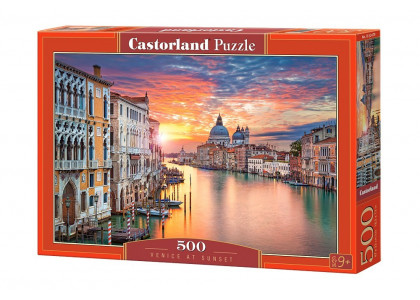 Wenecja o zachodzie słońca 500 elementów Puzzle Castorland 52479 