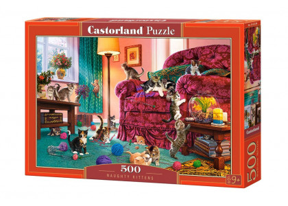 Niegrzeczne kocięta 500 elementów Puzzle Castorland 53254 