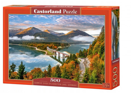 Sunrise over Sylvenstein Lake 500 elementów Puzzle Castorland 53353 