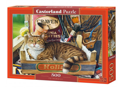Kot w pudełku 500 elementów Puzzle Castorland 53476 