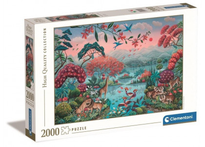 The Peaceful Jungle 2000 Elementów Puzzle Clementoni 32571 