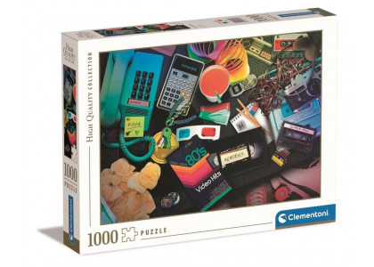 Nostalgiczne Lata 80. 1000 Elementów Puzzle Clementoni 39649 