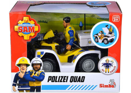 Quad policyjny z figurką Strażak Sam 109251093038 