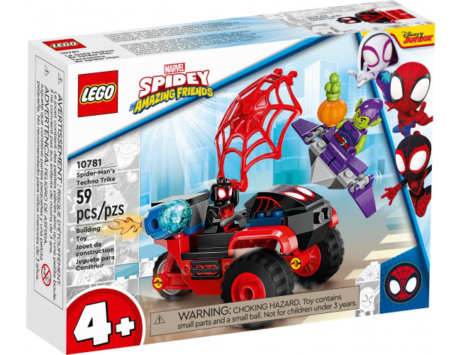 Technotrójkołowiec Spider-Mana LEGO Marvel Super Heroes 10781 