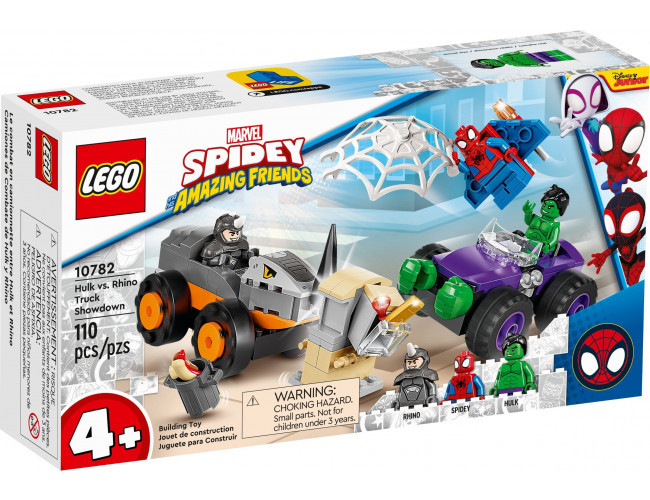 Hulk kontra Rhino - starcie pojazdów LEGO Marvel Super Heroes 10782 