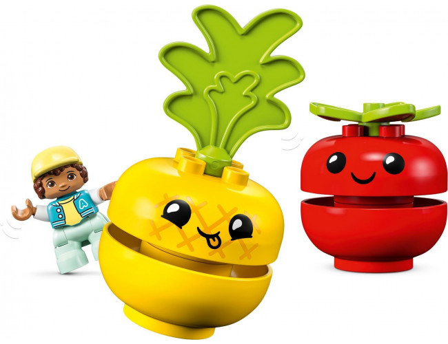 Traktor z warzywami i owocami LEGO Duplo 10982 