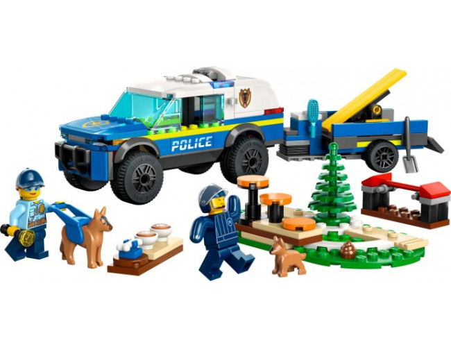Szkolenie psów policyjnych w terenie LEGO City 60369 