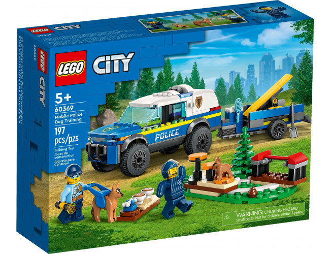 Szkolenie psów policyjnych w terenie LEGO City 60369 