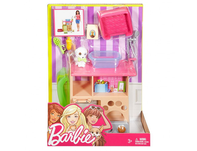 Domek dla pieska + zwierzątko Barbie DVX44 / DVX50 
