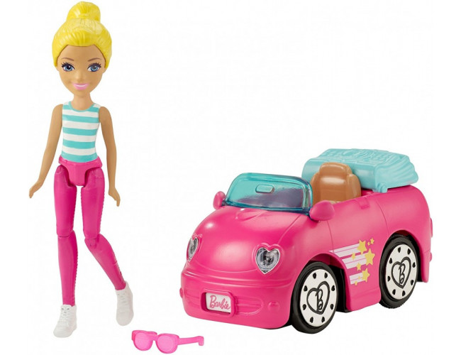 Samochód + Lalka Barbie FHV76 / FHV77 