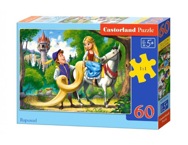 Roszpunka 60 elementówPuzzle Castorland066124