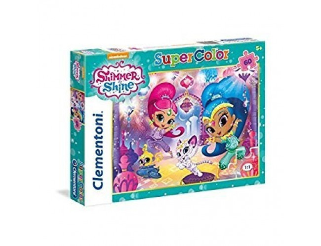 Shimmer i Shine 60 elementów Super KolorPuzzle Clementoni26969