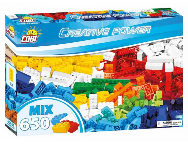Zestaw kreatywny - 650 elementów Creative Power 20651 