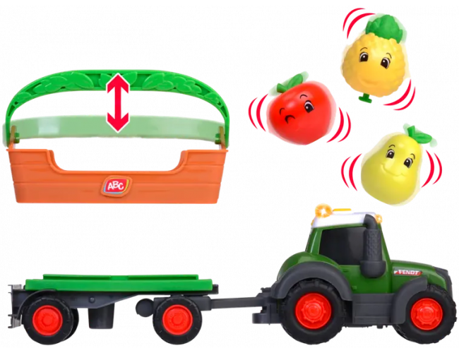 Owocowy traktor z przyczepą ABC 30 cmDickie4115010