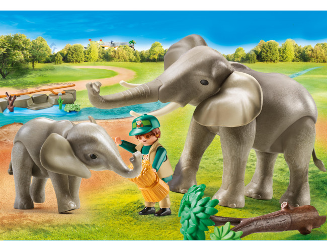 Słonie na wybiegu Family Fun 70324 