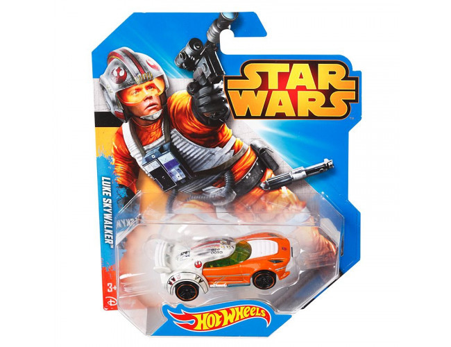 Autka bohaterów Star Wars - Luke Skywalker Hot Wheels CGW35 / CGW38 