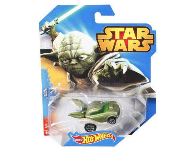 Autka bohaterów Star Wars - Yoda Hot Wheels CGW35 / CGW40 