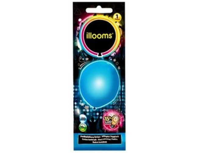 Balon Led Niebieski 1-pak iLLooms 80053 