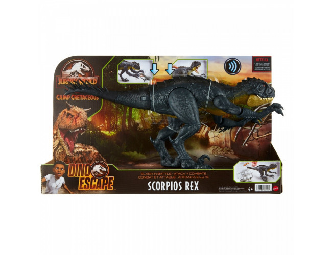 Scorpius Rex Atak szponami Jurassic World HBT41 
