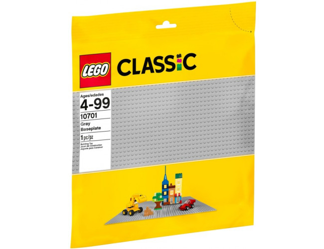 Szara płytka konstrukcyjna LEGO 10701 Pudełko
