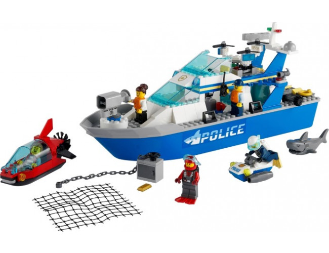 Policyjna łódź patrolowaLEGO City60277