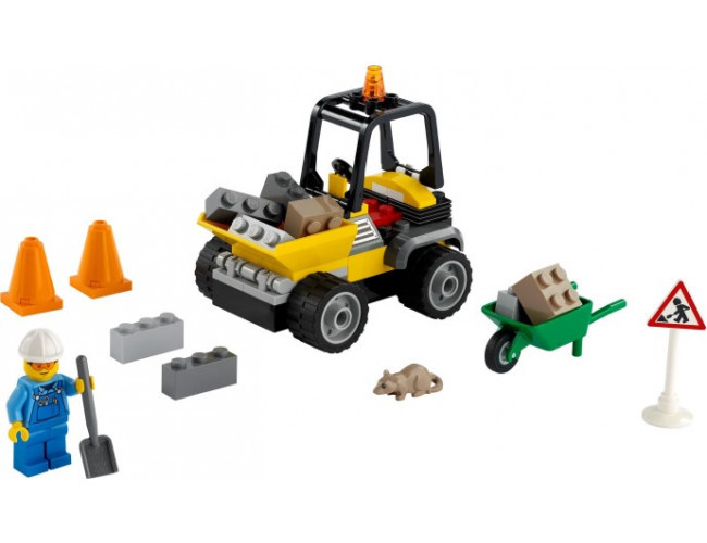 Pojazd do robót drogowych LEGO City 60284 