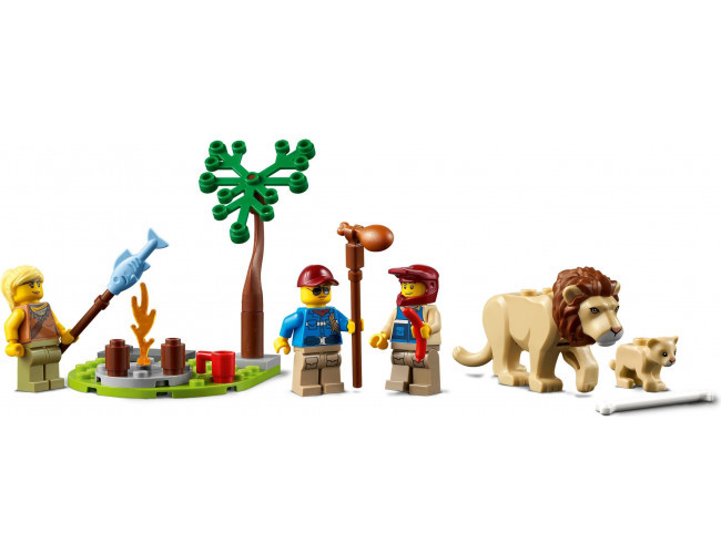 Terenówka ratowników dzikich zwierząt LEGO City 60301 