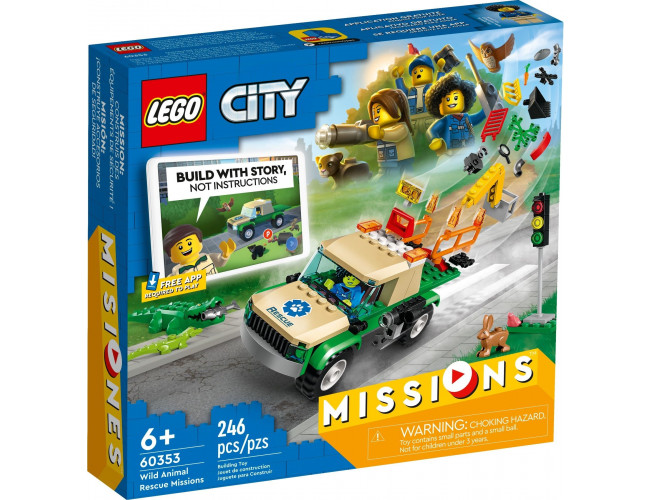 Misja ratowania dzikich zwierząt LEGO City 60353 