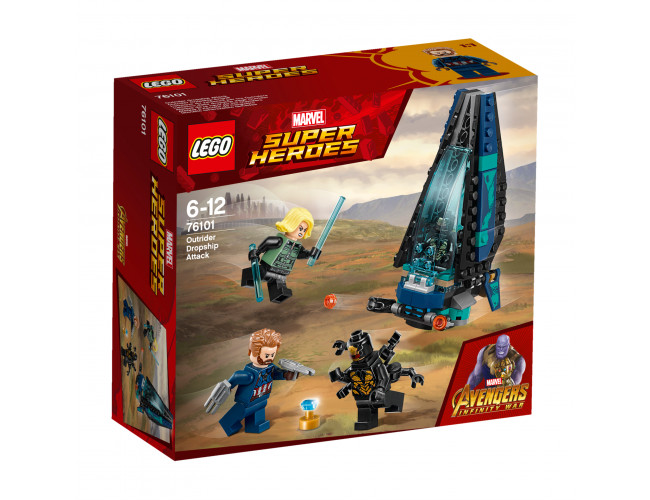 Atak statku Outriderów LEGO Marvel Super Heroes 76101 