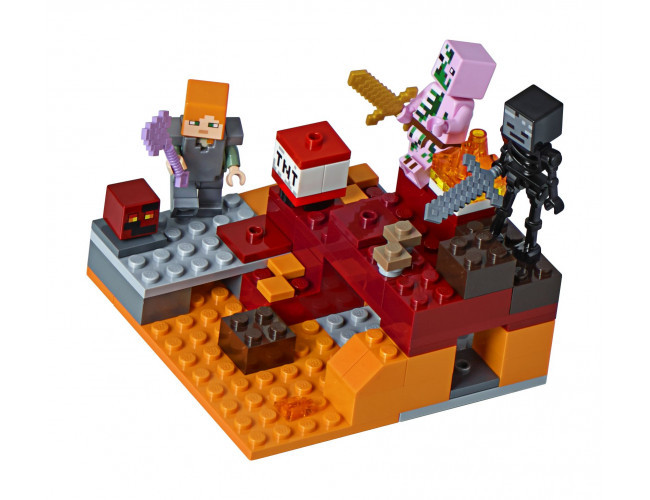 Walka w Netherze LEGO Minecraft 21139 