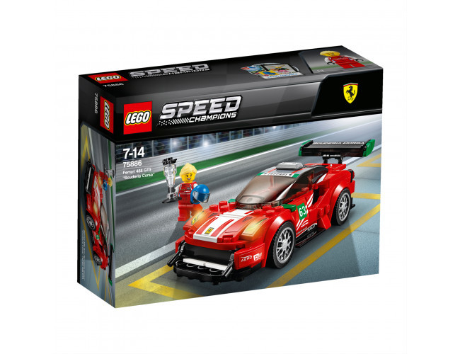 Ferrari 488 GT3 „Scuderia Corsa” LEGO Speed Champions 75886 