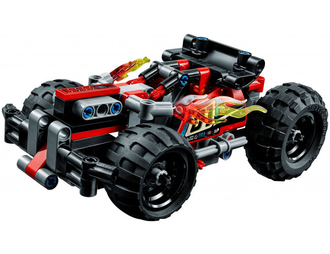 Czerwona wyścigówka LEGO Technic 42073 