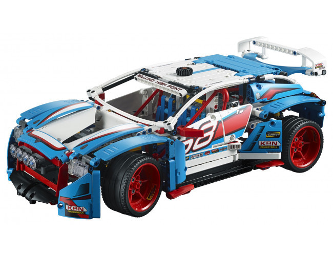 Niebieska wyścigówka LEGO Technic 42077 