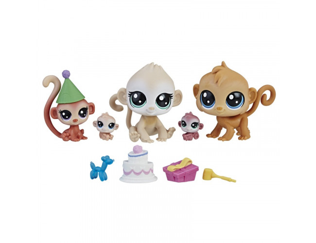Rodzina Zwierzaków - Urodzinowa zabawa Małpki Littlest Pet Shop B9346 / C2099 