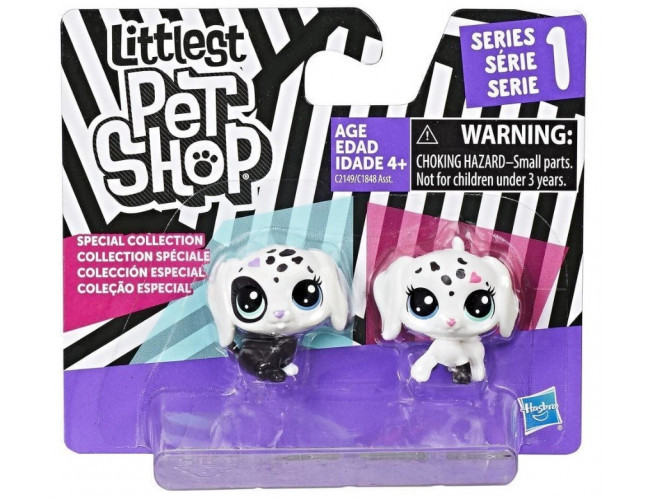 Black & White - Pieski Littlest Pet Shop C1848 / C2149 