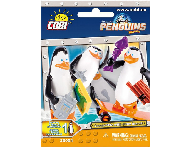 Figurka niespodzianka z akcesoriami seria 2 Pingwiny z Madagaskaru 26004 