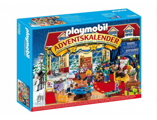 Boże Narodzenie w sklepie z zabawkami - kalendarz adwentowy Playmobil70188