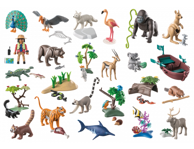 Wiltopia - Kalendarz DIY Podróż po świecie zwierząt Playmobil 71006 