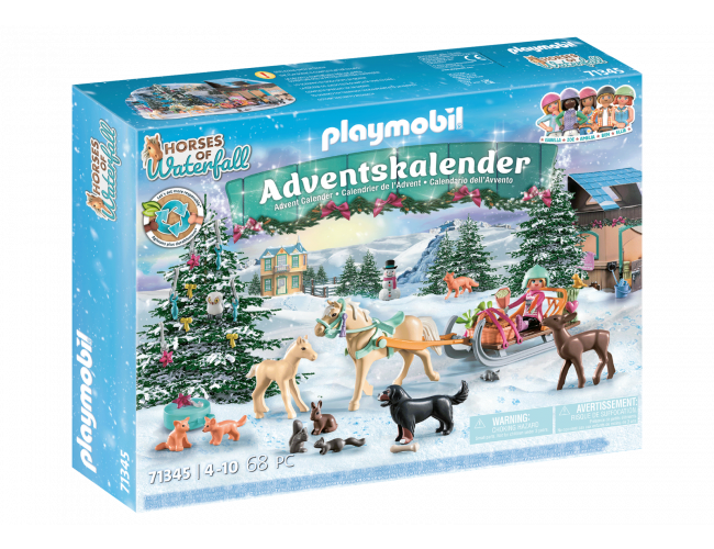 Kalendarz adwentowy Świat koni: Świąteczny kulig Playmobil 71345 